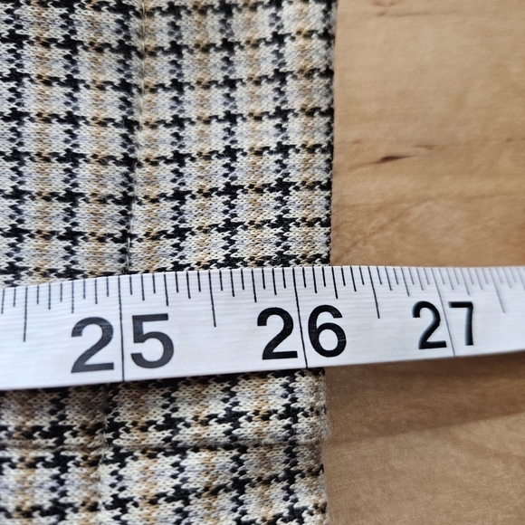 Anthropologie Maeve Womens Houndstooth Collegiate Knit Blazer Jacket Preppy Sz L - Picture 7 of 9